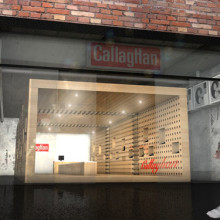 Diseño de tienda CallagHan. Un progetto di Interior design di Carlos López Cumplido - 17.11.2011