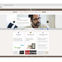 Web Fundación Elhuyar. Un progetto di UX / UI, Web design e Web development di Asier Pérez Subijana - 28.02.2015