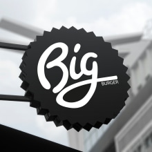 Branding - Big Burger. Editorial Design, Graphic Design, Packaging, and Web Design project by Laura Delgado - 11.18.2015