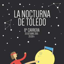 La Nocturna de Toledo - Identidad Corporativa. Design, Traditional illustration, Br, ing, Identit, and Graphic Design project by Alicia Torres - 11.18.2015