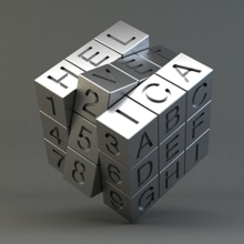 Helvetica rubik. Game Design, Graphic Design, T, and pograph project by Txaber Mentxaka - 11.21.2015