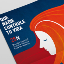 Campaña 25N Día Internacional Hacia el Maltrato a la Mujer. Un proyecto de Ilustración tradicional, Publicidad y Diseño gráfico de Mi Werta Estudio Creativo - 23.11.2015