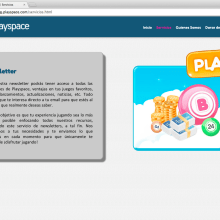 Landingpage para el mailing de Playspace. Web Design project by Miriam Prieto González - 08.24.2015