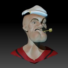 Mi Proyecto del curso Modelado de personajes en 3D. Un proyecto de Ilustración tradicional, 3D, Diseño de personajes y Escultura de Sergio Moral Duque - 24.11.2015