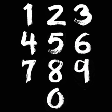 "35mm" Font Numbers. Editorial Design, T, and pograph project by Jordi Delgado Escribano - 11.26.2015