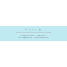 Portafolio. Un proyecto de Diseño gráfico de Donna Benzaquen - 30.11.2015