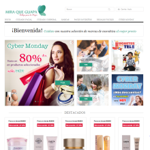 Tienda Online "Mira que Guapa". Graphic Design, and Web Design project by Marta de Carlos-López - 09.14.2015