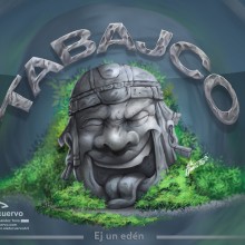 Cabeza Olmeca a la... Tabajco!. Un proyecto de Ilustración tradicional de Martin Mariano Hernandez Tena - 03.12.2015