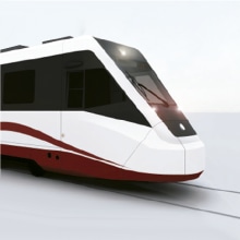 Modeling - commuter train. Un proyecto de 3D y Diseño industrial de Alex Echard - 03.12.2015
