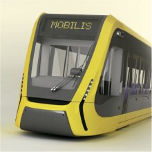 Modeling - Mobilis tramway. 3D, e Design industrial projeto de Alex Echard - 03.12.2015