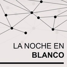 Cartel La Noche en Blanco. Design gráfico projeto de Rocío González - 03.10.2015