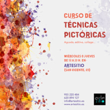 Cartel Técnicas Pictóricas. Br, ing e Identidade, e Design gráfico projeto de Rocío González - 31.08.2015