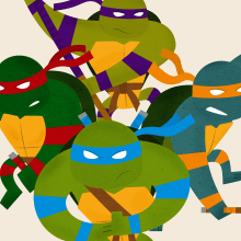 Tortugas Ninja. Un proyecto de Ilustración tradicional, Diseño de personajes y Cómic de Victor Belda Ruiz - 08.12.2015