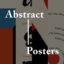 5 Posters abstractos. Un proyecto de Diseño, Dirección de arte, Bellas Artes y Diseño gráfico de Panna_Studio - 10.12.2015