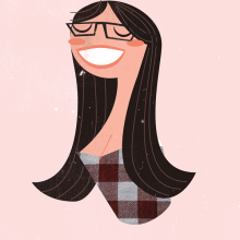 Personaje Debbie. Ilustração tradicional, e Design de personagens projeto de Debbie Nicole Marentes - 04.12.2015