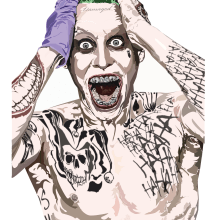 Ilustración Joker. Design, Traditional illustration, and Fine Arts project by Manuel Retamero Martin - 12.14.2015