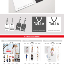 Paula indumentaria femenina. Graphic Design project by Gabriela Della Santa - 12.14.2015