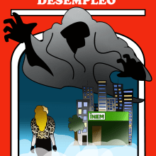 Monstruo Desempleo. Graphic Design project by Leyre C. Paniagua - 12.15.2015