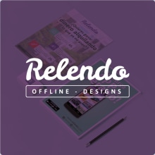 Relendo - Offline Designs. Br, ing, Identit, and Graphic Design project by José Cañizares - 07.17.2015
