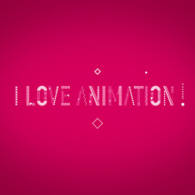 I Love Animation. Un proyecto de Motion Graphics de Borja Alami Vidal - 21.12.2015