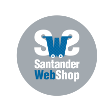 Logotipo de Santander Web Shop. Un proyecto de Br, ing e Identidad, Diseño gráfico, Marketing y Diseño de producto de JOSÉ MANUEL PASTRANA MARTÍNEZ - 21.05.2015