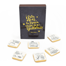 Esta no es la típica caja de galletas. Een project van Traditionele illustratie, Ontwerp van personages y Grafisch ontwerp van Isaac González - 22.12.2015