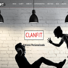ClanFit centro deportivo San Pedro. Web Development project by Antonio M. López López - 12.27.2015