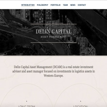 Delin Capital Asset Management. UX / UI, Marketing, Web Design, e Desenvolvimento Web projeto de Antonio M. López López - 27.07.2013