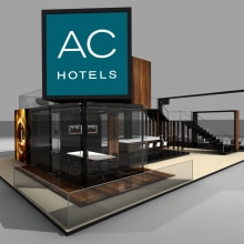 STAND _AC HOTELS. Arquitetura, Arquitetura de interiores, e Design de cenários projeto de nacho luna - 29.12.2015