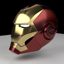 Blender IronMan. Design, and 3D project by Juan Bares - 11.12.2015