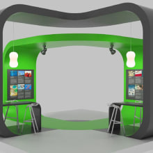 Diseño de Stands. Un proyecto de Publicidad, 3D, Br, ing e Identidad y Arquitectura interior de Ivan S - 02.12.2015