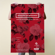 Rosaleda de artesanos 2015. Br, ing e Identidade, Design editorial, e Design gráfico projeto de Think Diseño - 03.01.2016