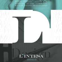 L'Intesa. Un proyecto de Diseño, Br, ing e Identidad, Diseño editorial y Diseño gráfico de Víctor de Vicente - 04.01.2016