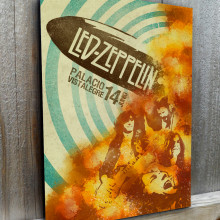 Cartel de Led Zeppelin. Design, Traditional illustration, Music, Art Direction, Editorial Design, Fine Arts, and Graphic Design project by Nieves Gonzalez - 10.25.2015
