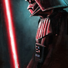 Darth Vader. Digital. Design, Traditional illustration, Character Design, Fine Arts, and Painting project by BORCH - 01.06.2016