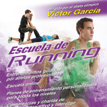 Lona VG Running. Design gráfico projeto de Ana Eva de la Cal Ledesma - 07.01.2014