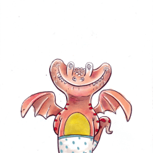 Monstruos en calzoncillos. Design de personagens projeto de Lebrilope - 07.01.2016