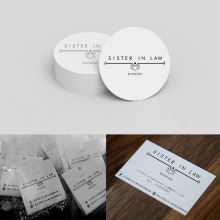 Diseño de Logotipo y Papelería - Sister in Law accesorios. Un proyecto de Diseño de Julieta Almaraz - 07.01.2016