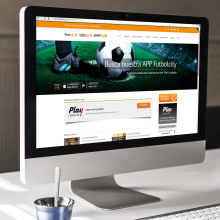 Sport Website for the company www.futbolcity.es. Web Design projeto de Sandra Mora Ayala - 09.01.2016