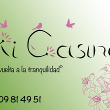 Logotipo Casa rural "Mi Casina". Graphic Design project by Christian Fernandez Campos - 10.10.2015