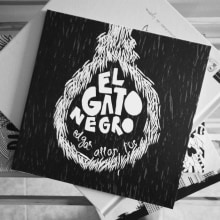 EL GATO NEGRO-EDGAR ALLAN POE. Editorial Design, and Graphic Design project by Ines Carballido - 05.04.2015