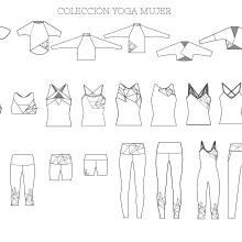 COLECCIÓN YOGA MUJER . Fashion project by Noemi - 01.11.2016