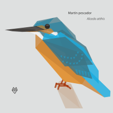 Pájaros geométricos. Traditional illustration project by Carmen GB - 01.11.2016