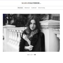 Web Maria Valverde. Projekt z dziedziny Fotografia użytkownika David Hernanz - 31.01.2015