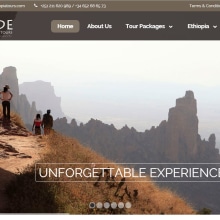 Inside Ethiopia Tours. UX / UI, IT, Br, ing, Identit, Graphic Design, Information Design, Interactive Design, Web Design, and Web Development project by Eric Carreras-Candi - 01.14.2016