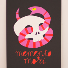Memento mori. Traditional illustration, Arts, Crafts, and Collage project by Ainara Tavárez - 01.16.2016