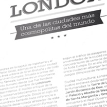 Enjoy London. Design editorial, e Design gráfico projeto de Elena Guardia - 08.05.2013