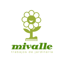 Logotipo MIVALLE - Jardinería. Projekt z dziedziny Br, ing i ident, fikacja wizualna i Projektowanie graficzne użytkownika JOSÉ MANUEL PASTRANA MARTÍNEZ - 08.01.2006