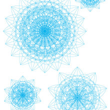 Roseta blue. Ilustração tradicional, Arquitetura, e Design gráfico projeto de Möni - 21.01.2016