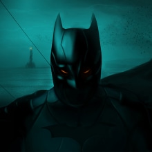Batman night. Ilustração tradicional, Design de personagens, e Design gráfico projeto de Diego Piscitelli Lopez - 21.01.2016